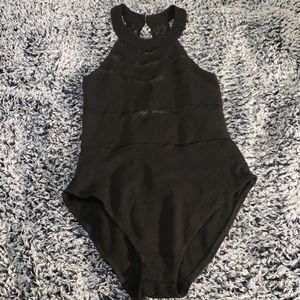 Out from under urban outfitters bodysuit with mesh